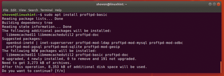 How to Setup an FTP Server with ProFTPd on Ubuntu 18.04