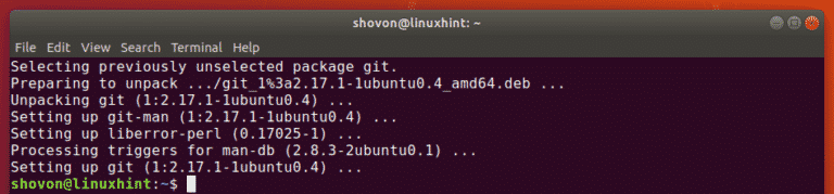 install git ubuntu