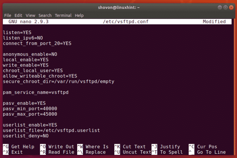 Vsftpd How To Chroot FTP Users To Their Home Directories