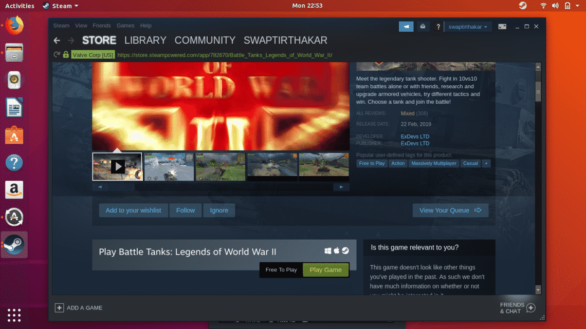 steam ubuntu