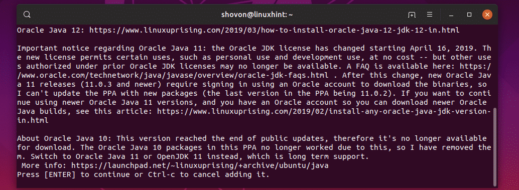 How To Install Jdk 12 On Ubuntu 19 04 Linux Hint