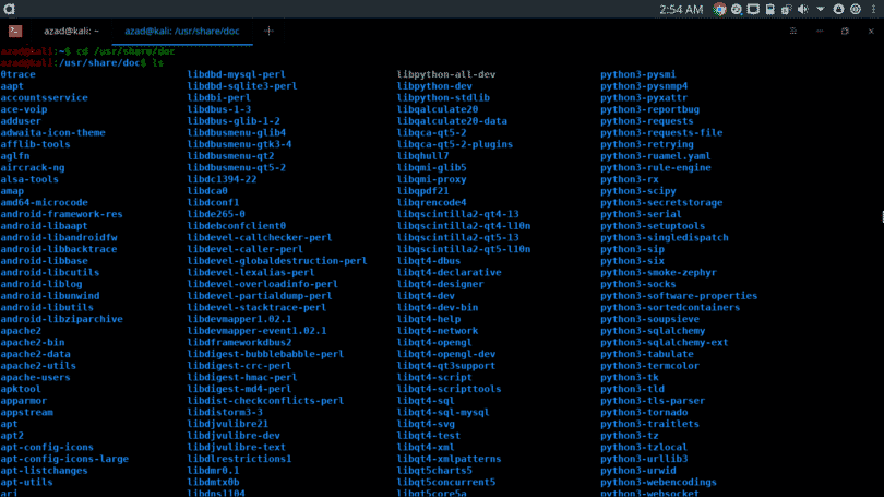 english language number in kali linux