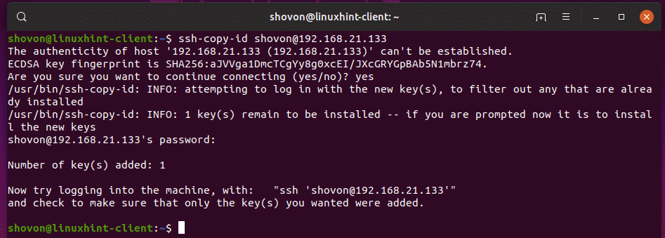 ssh copy id windows command prompt