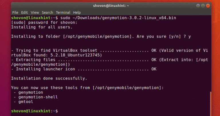 genymotion for ubuntu 32 bit
