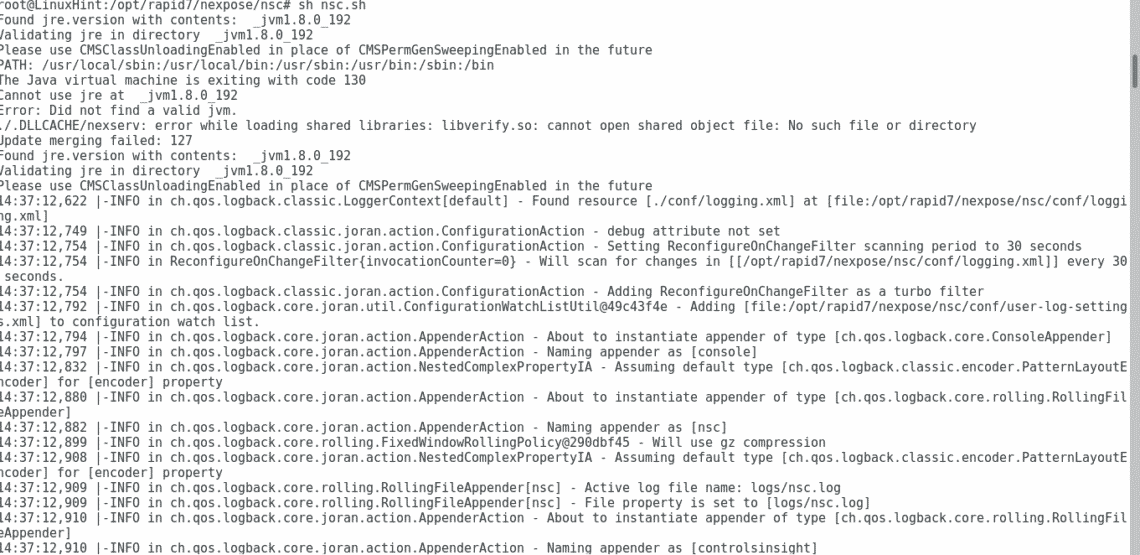 Logback configuration