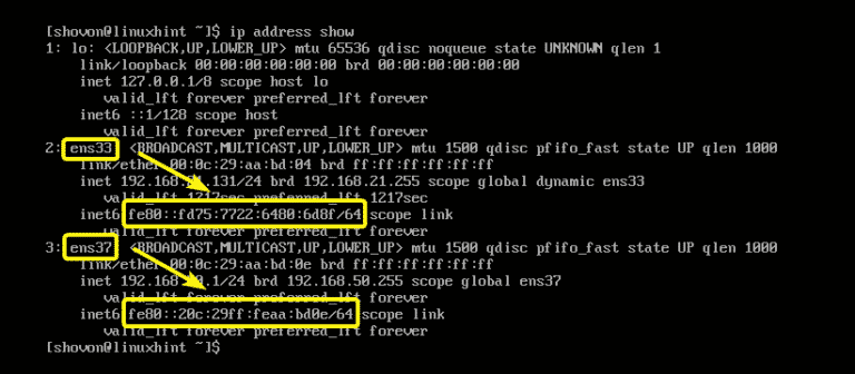 getting ip address in mac getting ip address in linux