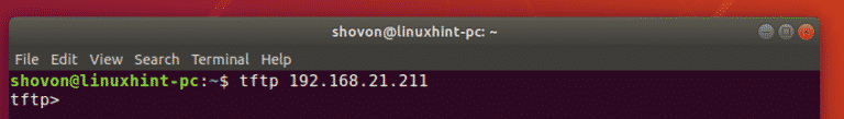 ubuntu install tftp server