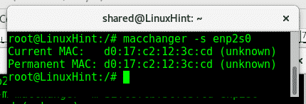 linux get interface mac address