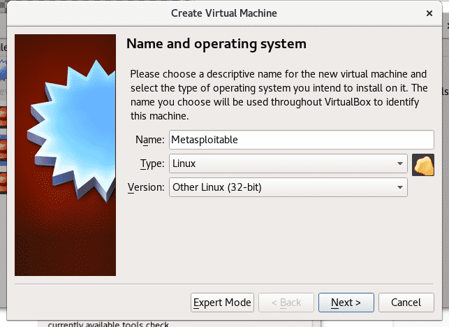 Metasploitable 2 Virtualbox