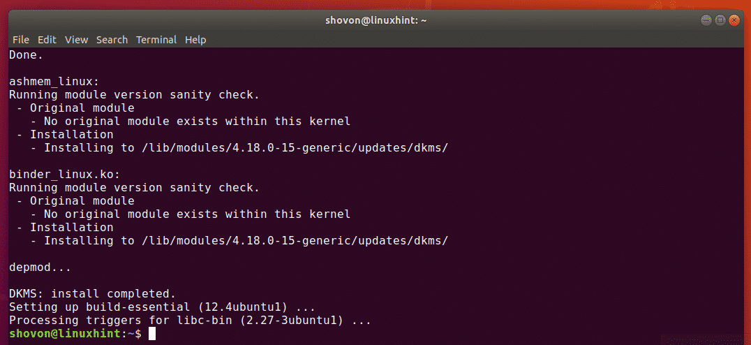 simulation android sur linux ubuntu