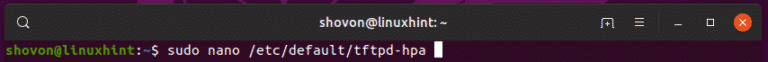 ubuntu check tftpserver