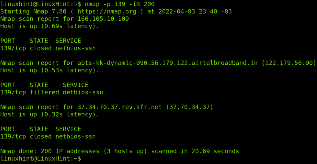 Nmap Flags and What They Do