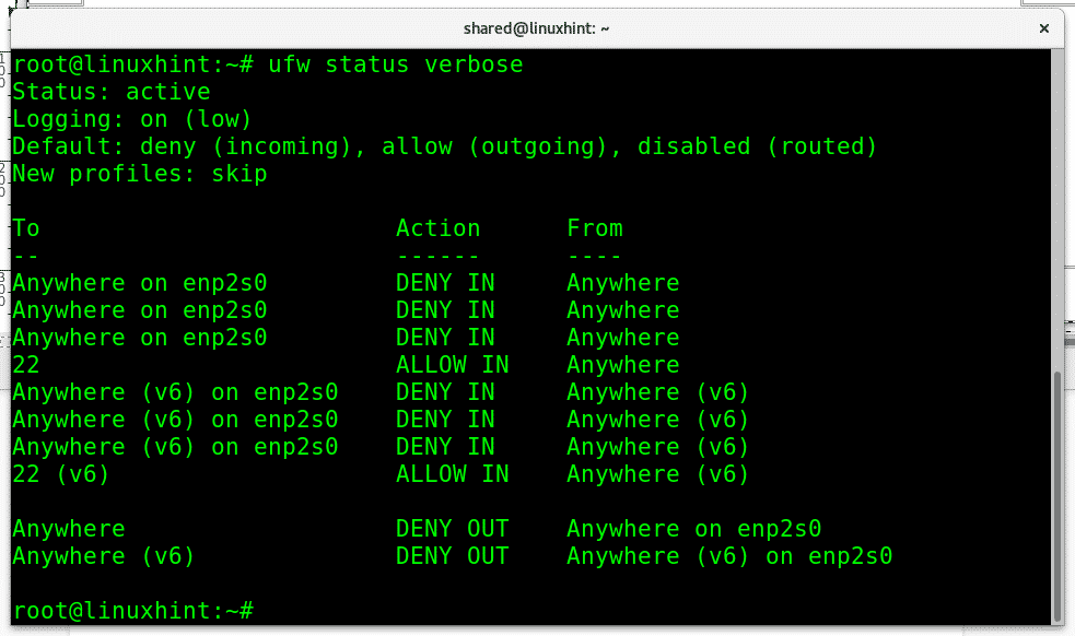 debian firewall