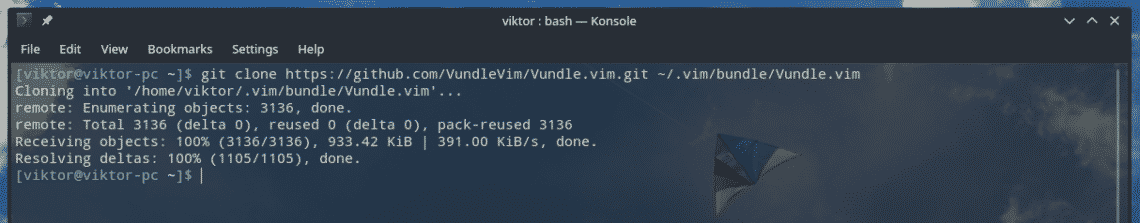 Sudo vim. Vim git.