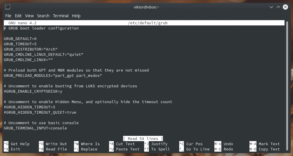 debian change grub theme