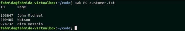 How To Use Variable In Awk Command