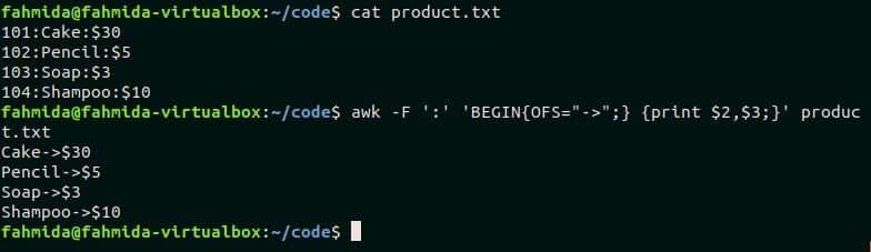 How To Use Variable In Awk Command