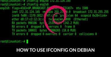 How to use IFCONFIG on Debian