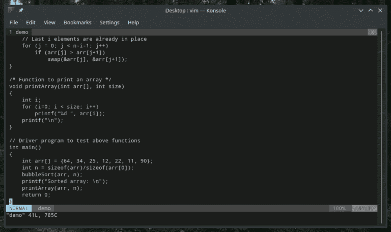 vim-split-screen