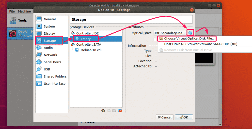 define virtual optical disk file