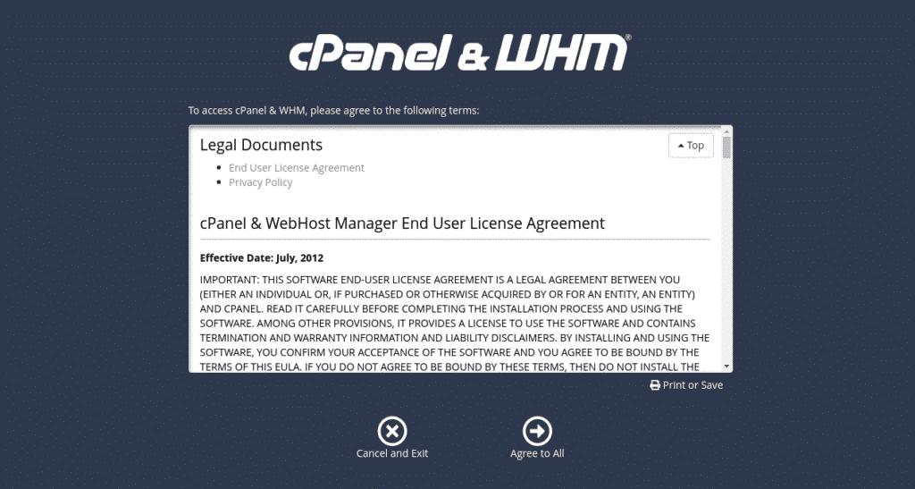 how to disable an account in cpanel whm