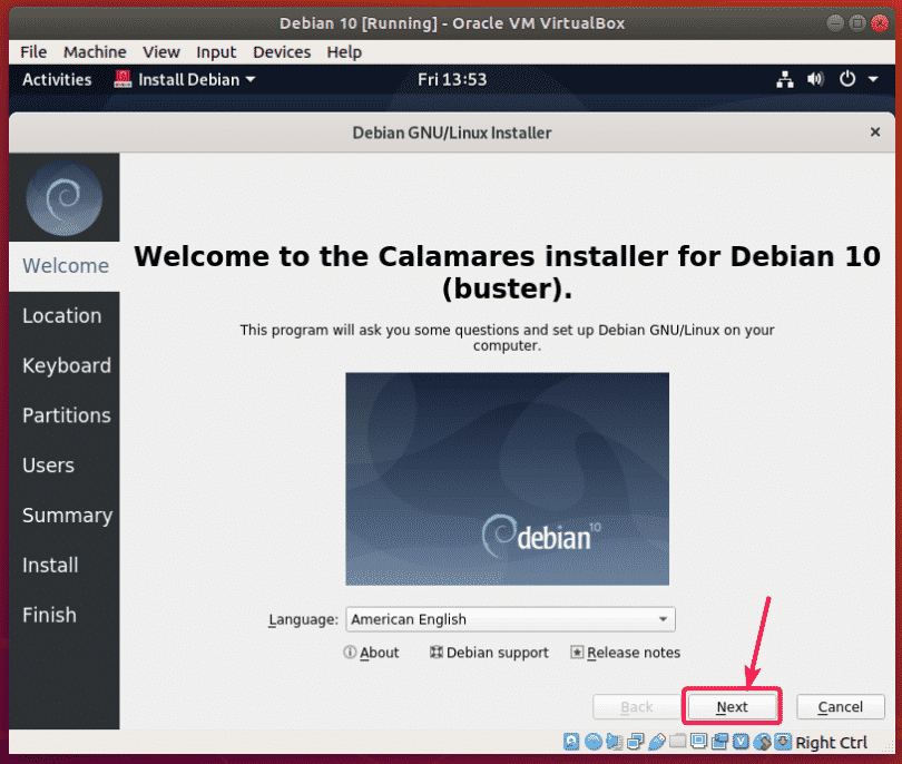 Как установить virtualbox на debian 10
