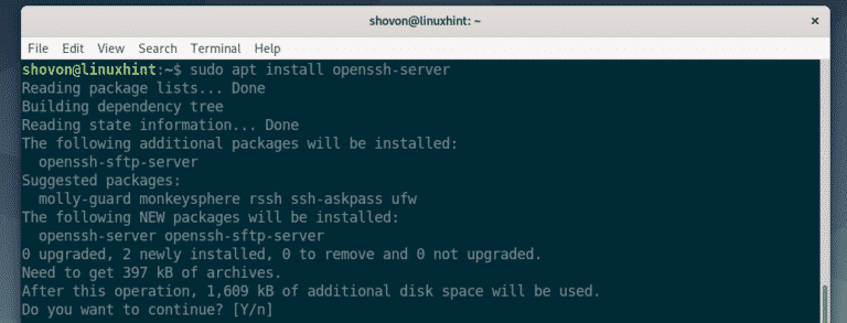 Настройка ssh debian 10