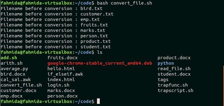 Read Filename Without Extension In Bash