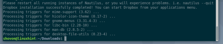 dropbox downloader command line