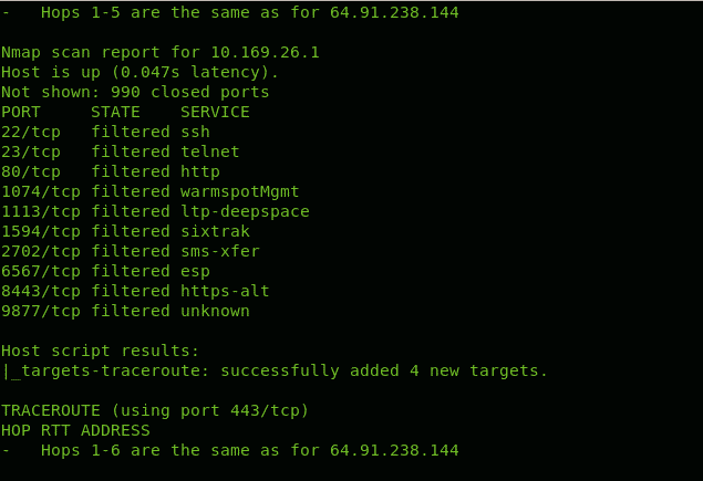 Traceroute linux