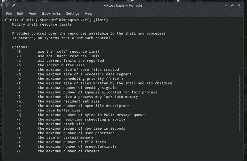Linux Ulimit Command