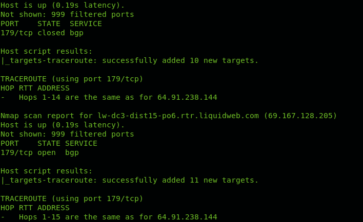 Traceroute linux