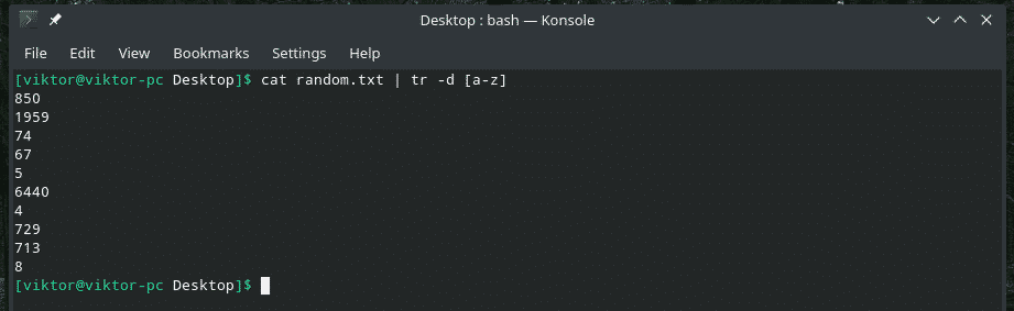 Linux tr Command – Linux Hint
