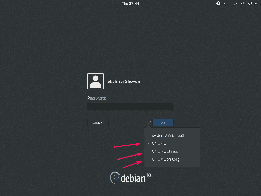 Installing GNOME Desktop Environment On Debian 10 Minimal Server