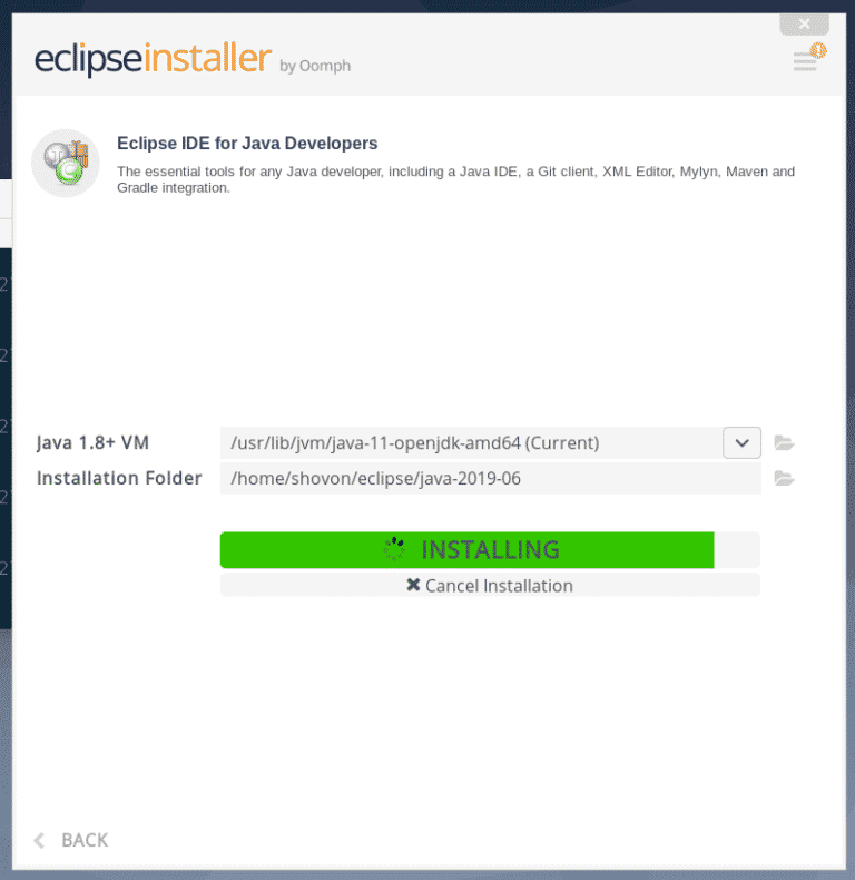 eclipse ide install