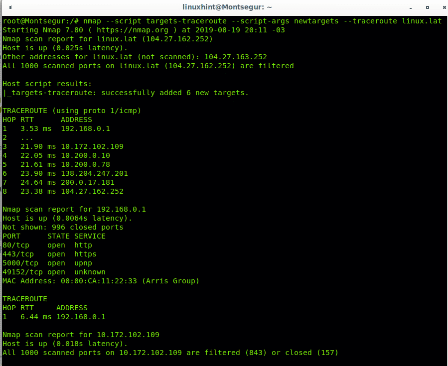 linux and mac os program traceroute