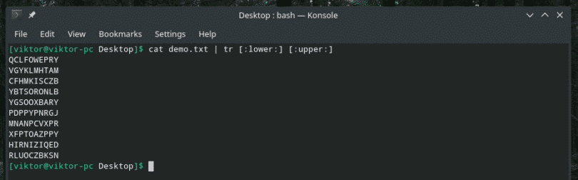 Linux tr Command