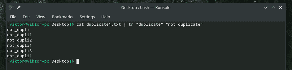 Linux tr Command – Linux Hint