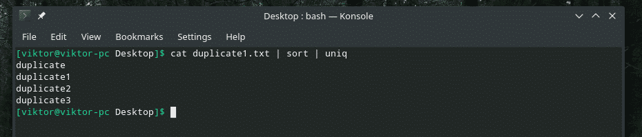 Linux で uniq コマンドを使用する方法