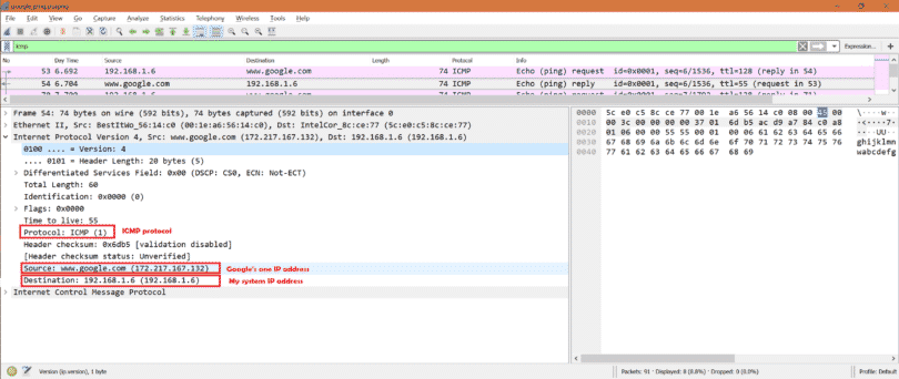 ipv4 wireshark filters