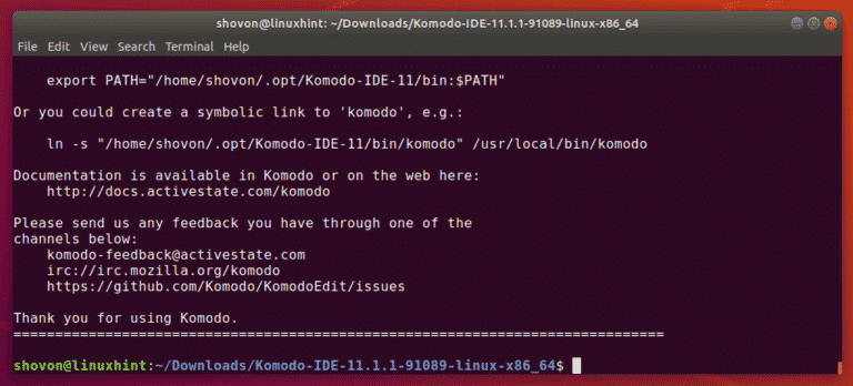 download komodo edit for linux