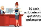 30 bash script Interview questions and answers