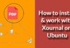 How to install & work with Xournal on Ubuntu