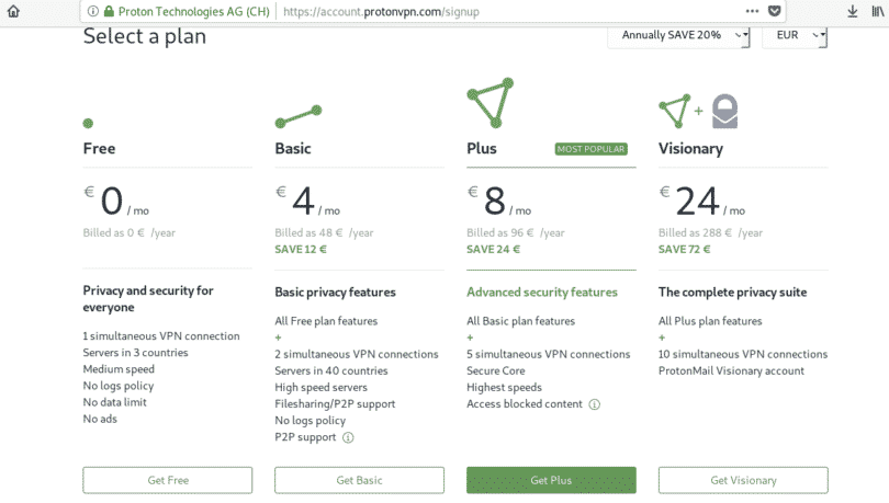 Free Quality VPN On Debian With ProtonVPN