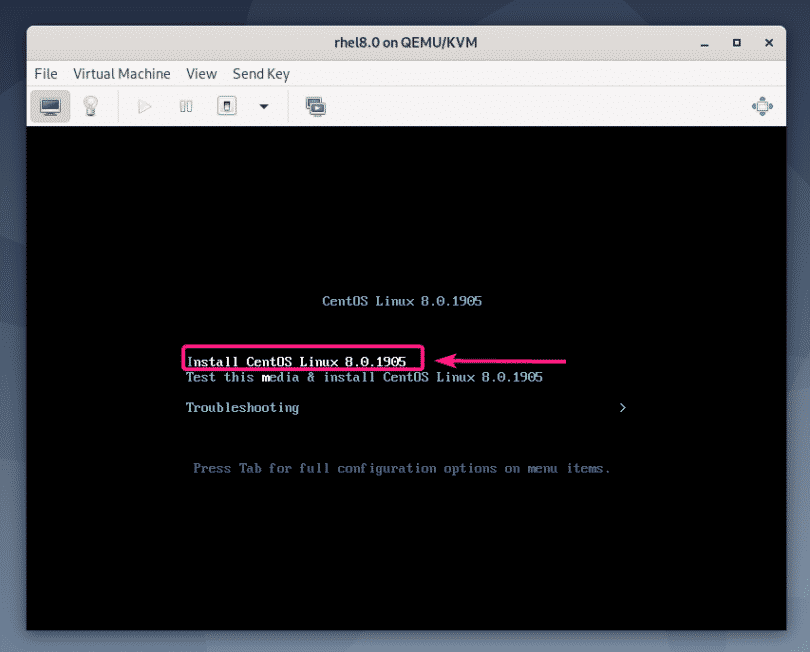 How to Install CentOS 8 on KVMQEMU