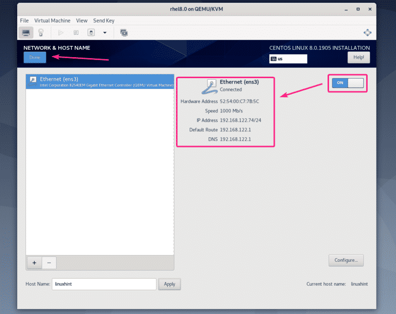 How to Install CentOS 8 on KVMQEMU