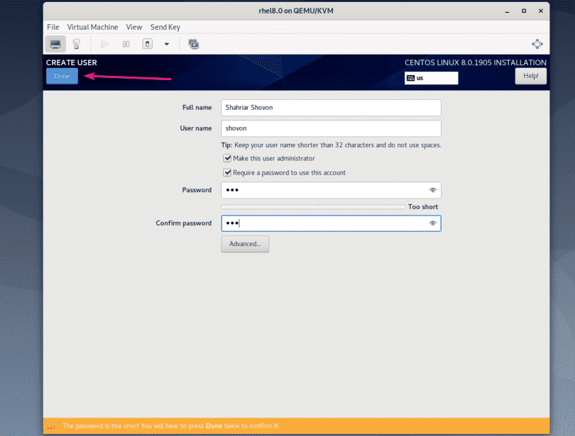 How to Install CentOS 8 on KVMQEMU
