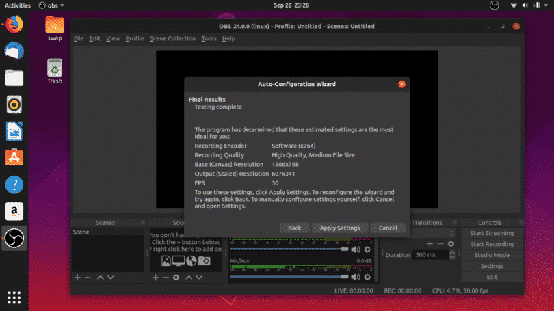 ubuntu record screencast