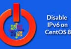 Disable IPv6 on CentOS 8